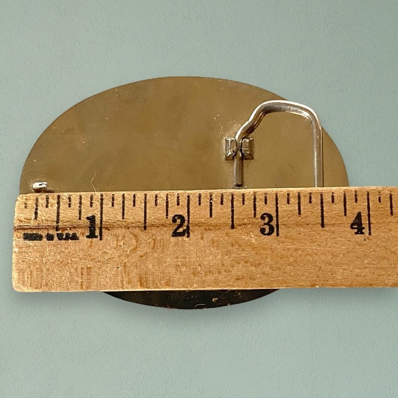 Vintage Belt Buckle North American Hunting Club Silver & Gold - Picture 5 of 6